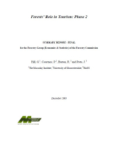 Forests' Role in Tourism: Summary Report